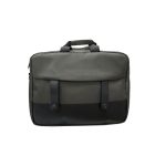 L'AVVENTO (BG633) Double Business Laptop Shoulder Bag fits up to 15.6" - Gray