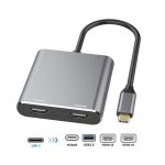 L'avvento (CV152) Type-C Hub to Dual HDMI / USB / PD Type-C Charging Port