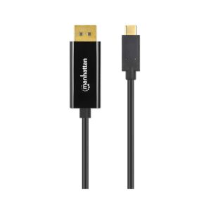 Manhattan (CV197) Cable USB-C to DisplayPort a DP Alt Mode Signal to a 4K@60Hz DP Output 1m - Black
