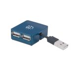 Manhattan (CV256)  Hi-Speed USB Micro Hub 4 Ports Bus Power