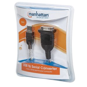 Manhattan (CV347)  USB to Serial Converter Connects One Serial Device to a USB Port
