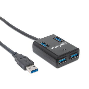 Manhattan (CV457)  SuperSpeed USB 3.0 Hub 4 Ports Bus Power