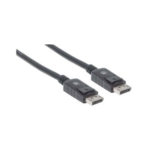 Manhattan (CV569) Cable DisplayPort DP-Male To DP-Male 2.0m - Black