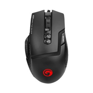 Marvo (MO516) Gaming Mouse M355 with Thumb Rest 7200 DPI Optical Sensor 7 Color Backlight - Black