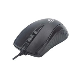 Manhattan (MO717) Wired Optical Mouse USB - 179331 - Black