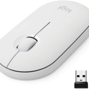 Logitech Pebble Wireless Mouse, White - M350