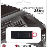 Kingston Flash Memory Data Traveler Exodia USB 3.2 Flash Drive - 256GB
