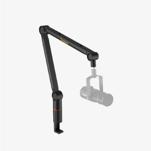 MAONO BA91 Adjustable 360° Microphone Boom Arm Stand – Sturdy Aluminum Alloy, 3-Point Flexibility, Universal Compatibility