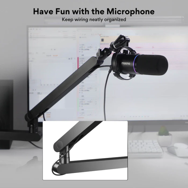Maono BA92 Microphone Suspension Boom Arm Stand - Image 2