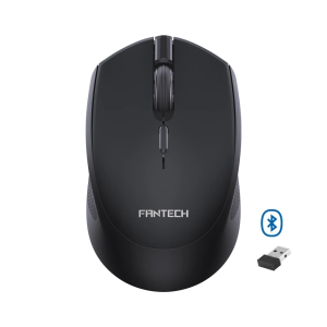FANTECH W190 DUAL MODE 2.4Ghz And Bluetooth Wireless Silent Mouse Up To 200 Hours (Black)