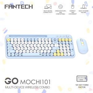 Fantech GO MACHI 101 WK899 Wireless Mouse Keyboard Combo