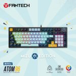 FANTECH ATOM96 MK890V2 MECHANICAL GAMING KEYBOARD – MIZU SERIES SKY BLUE AND NAVY BLUE