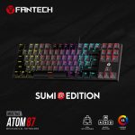 FANTECH MK876V2 ATOM87 RGB MECHANICAL KEYBOARD SUMI EDITION