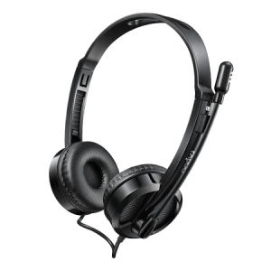 Rapoo H100 Wired Stereo Headphone Headset (Black)