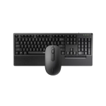 Rapoo NX2000 Wired Optical Keyboard Mouse Combo - Black