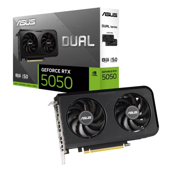 ASUS Dual GeForce RTX 5050 8GB GDDR6 OC Edition
