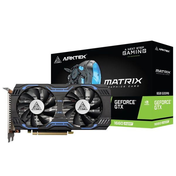 ARKTEK GTX 1660 SUPER MATRIX 6GB GDDR6 192-Bit Super Twin Fans Graphics Card