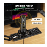 Maono AU-PM422 Monitorable USB Condenser Microphone Set Boom ARM Bundle - Image 3