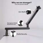 Maono BA92 Microphone Suspension Boom Arm Stand - Image 8