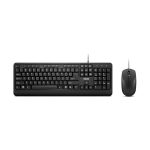 Lenovo 160 Office Mouse & Keyboard Combo Wired USB Arabic Layout Black